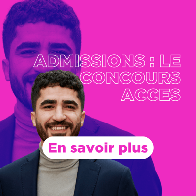 Rejoignez l'Esdes avec le Concours ACCES